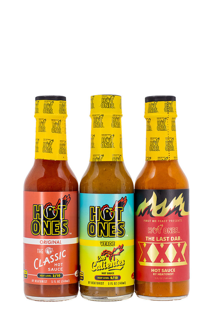 Hot Ones Trio Pack - Original | Hot Ones Hot Sauce L9