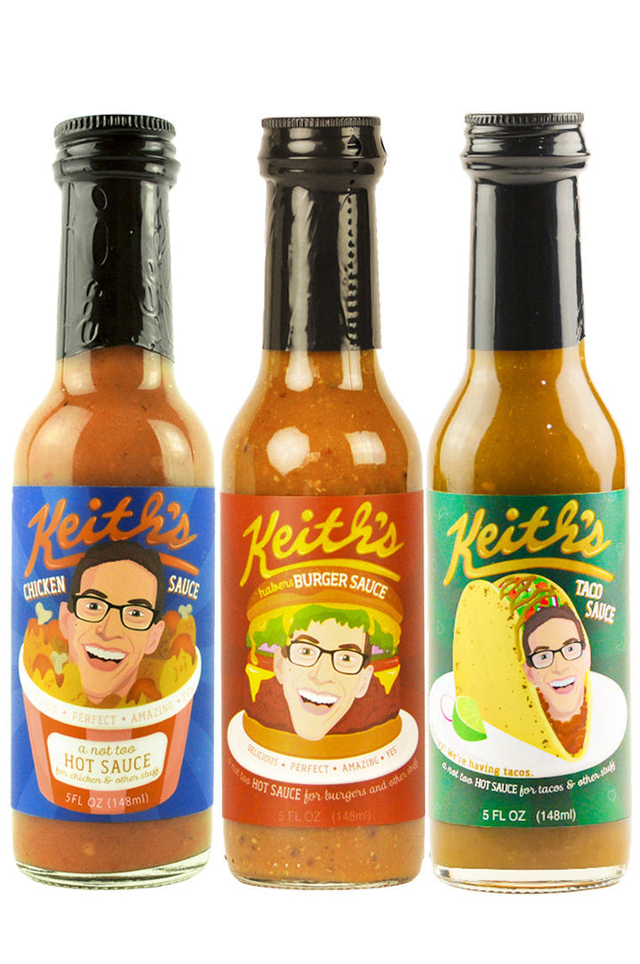 Keith's Hot Sauce Trio Pack D3