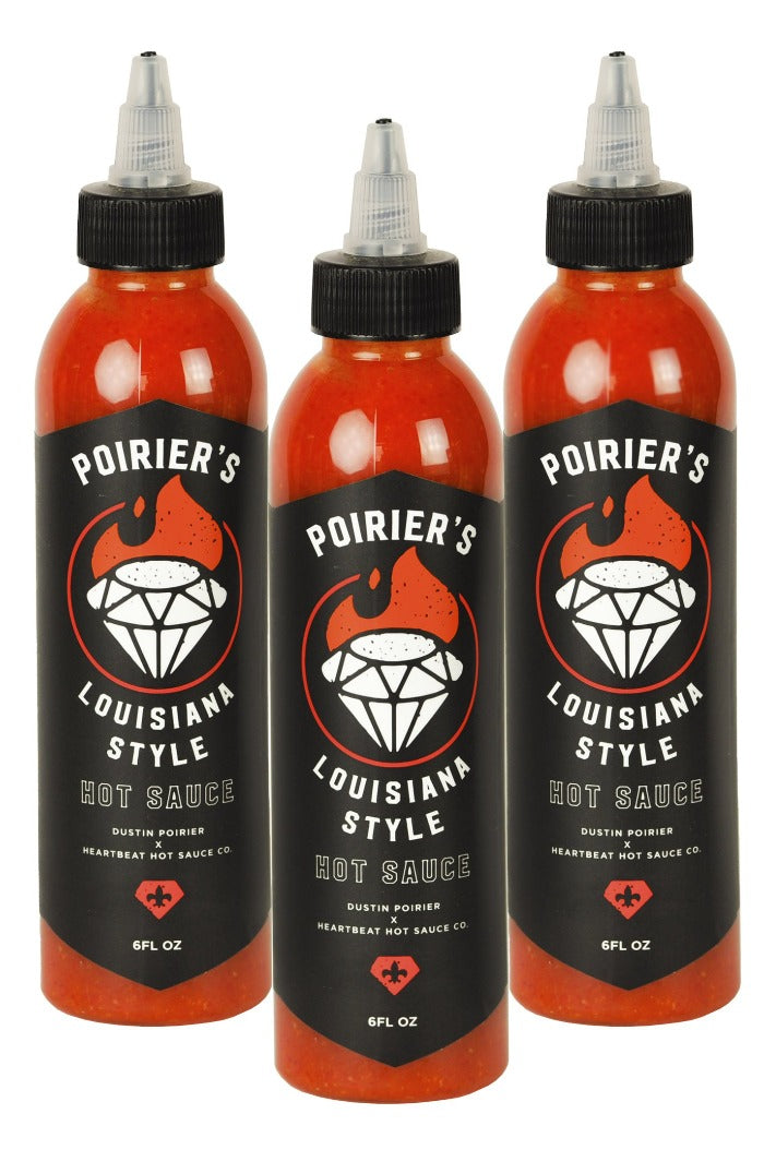 Dustin Poirier Hot Sauce 3 Pack | HEATONIST F4