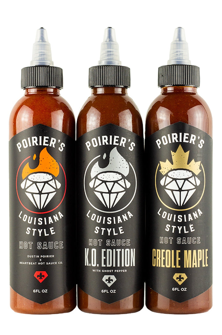 Poirier's Louisiana Style Hot Sauce Trio Pack | Dustin Poirier’s Louisiana Style D2